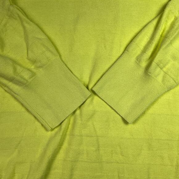 Lane Bryant 3/4 Sleeve V-Neck Sweater Plus Size 14/16 Yellow 100% Cotton - Picture 7 of 13